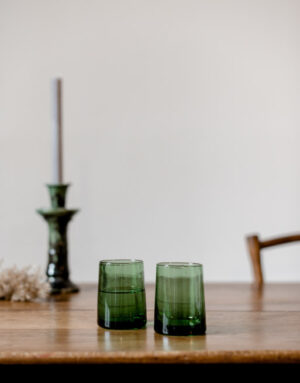 Verre beldi Vert PM - Lot de 2