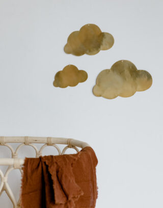 nuage en laiton doré