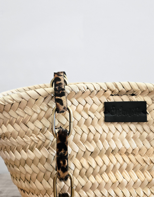 Mini panier chaînes cuir "Cherine" • 2 coloris – Image 3