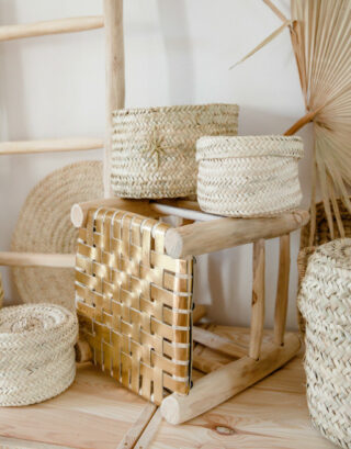 tabouret-cuir-dore