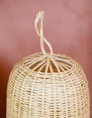 Notre jolie suspension tube en roseau