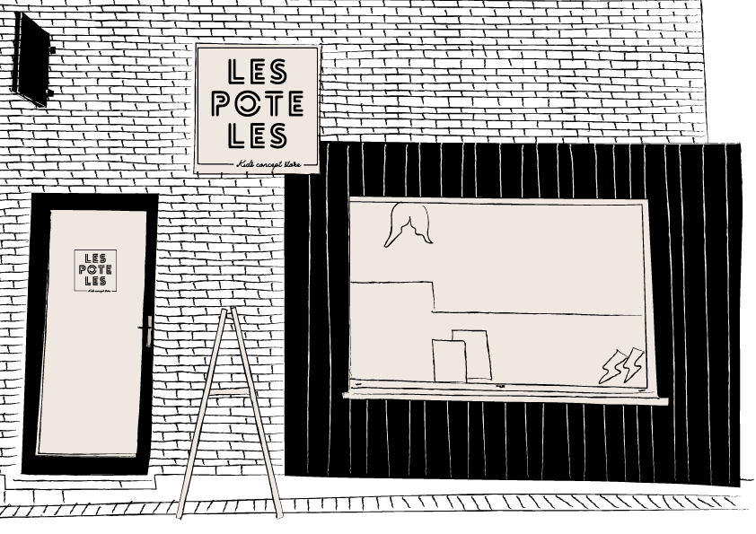 BOUTIQUE-LES-POTELÉS Illustration de la boutique Les Potelés