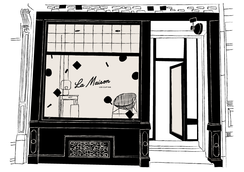 BOUTIQUE-LES-CUPINN Illustration de la boutique Les Cup'inn