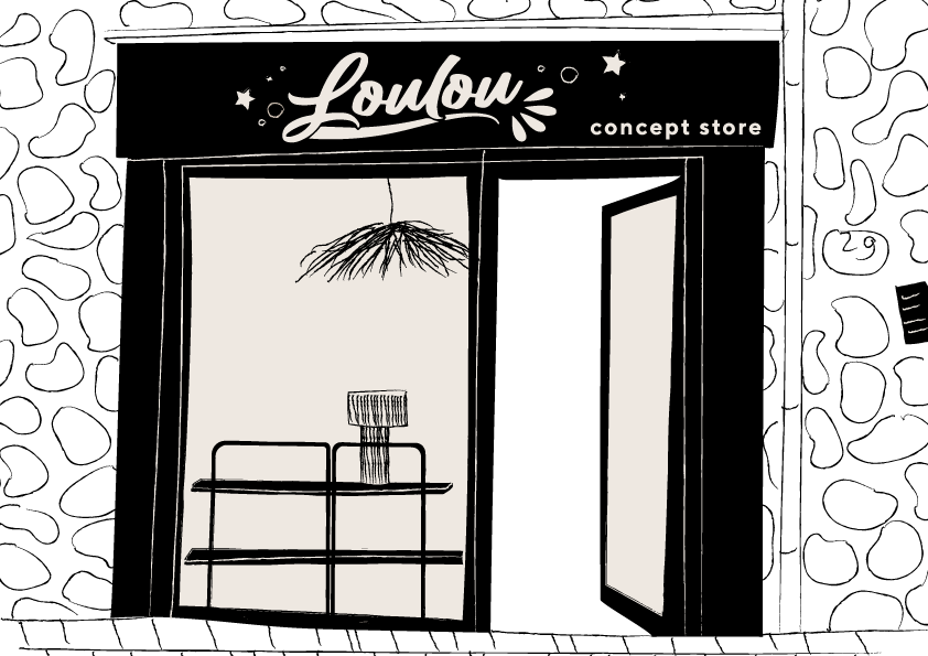 LOULOU-BOUTIQUE Illustration de la boutique Loulou
