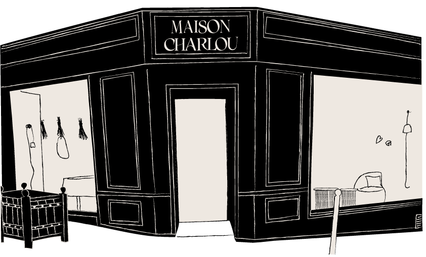 BOUTIQUE-MAISON-CHARLOU-PORNIC Illustration de la boutique Maison Charlou