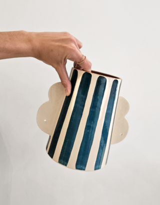 Vase anses oreilles • Bleu