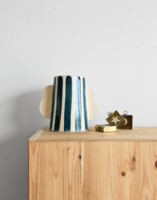 Vase anses oreilles • Bleu