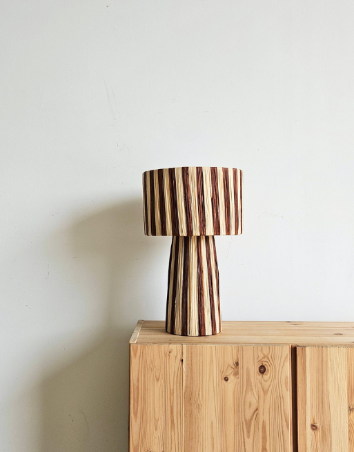 Lampe à poser en raphia • 3 coloris – Image 4