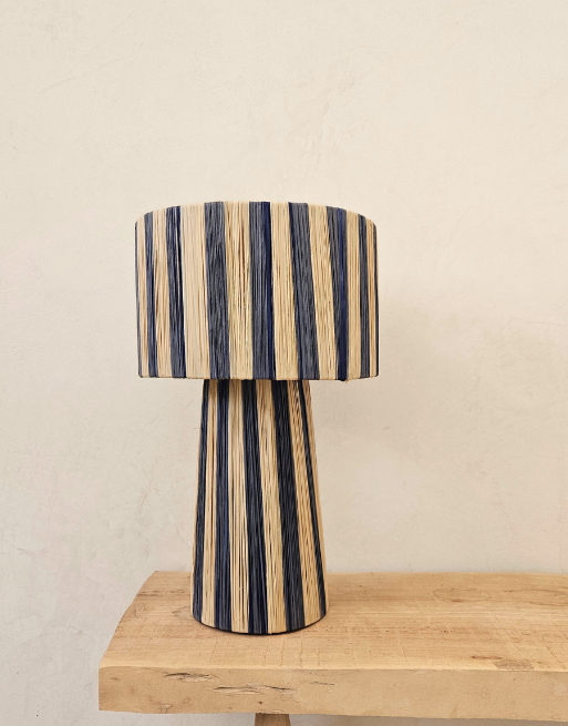 Lampe à poser en raphia • 3 coloris – Image 4