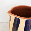 Cruche marocaine bleue à rayures – Image 2