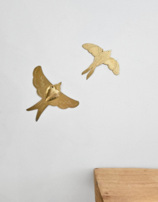 Oiseau mural cœur • 2 modèles