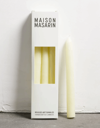 Lot de 3 bougies coniques • Limoncello | Maison Masarin