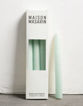 Lot de 3 bougies coniques • Verveine | Maison Masarin
