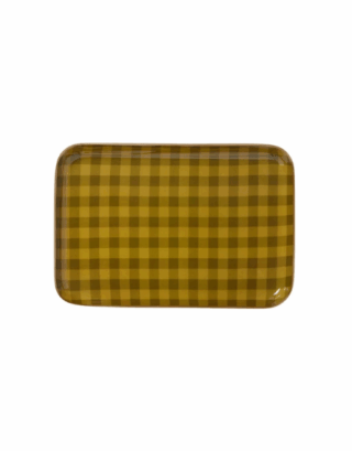 Plateau "Aperol" • Vichy Olive | Bonheur Du Jour