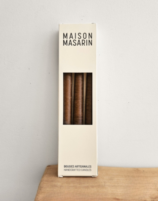 Lot de 3 bougies • Brun | Maison Masarin