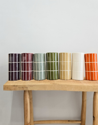 Vase à carreaux • 10 coloris