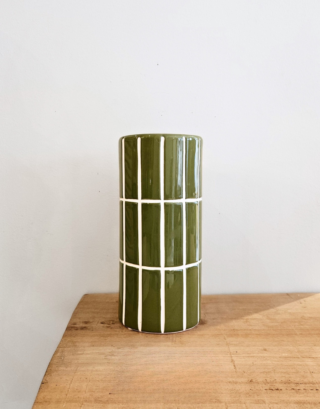 Vase couleur vert