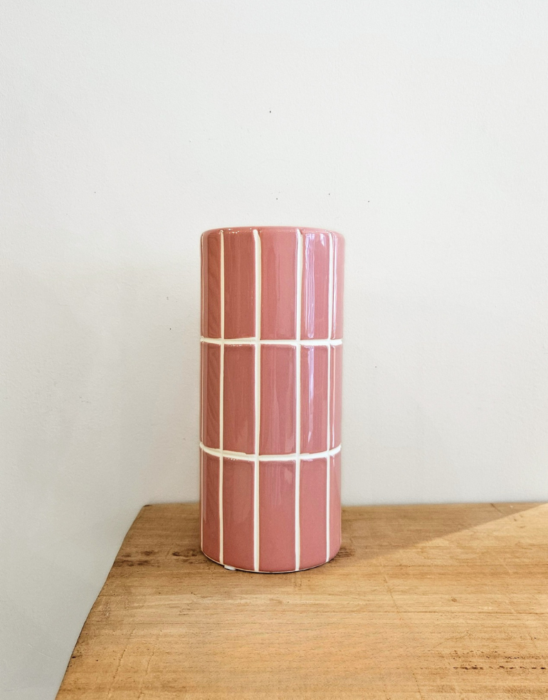 Vase couleur rose