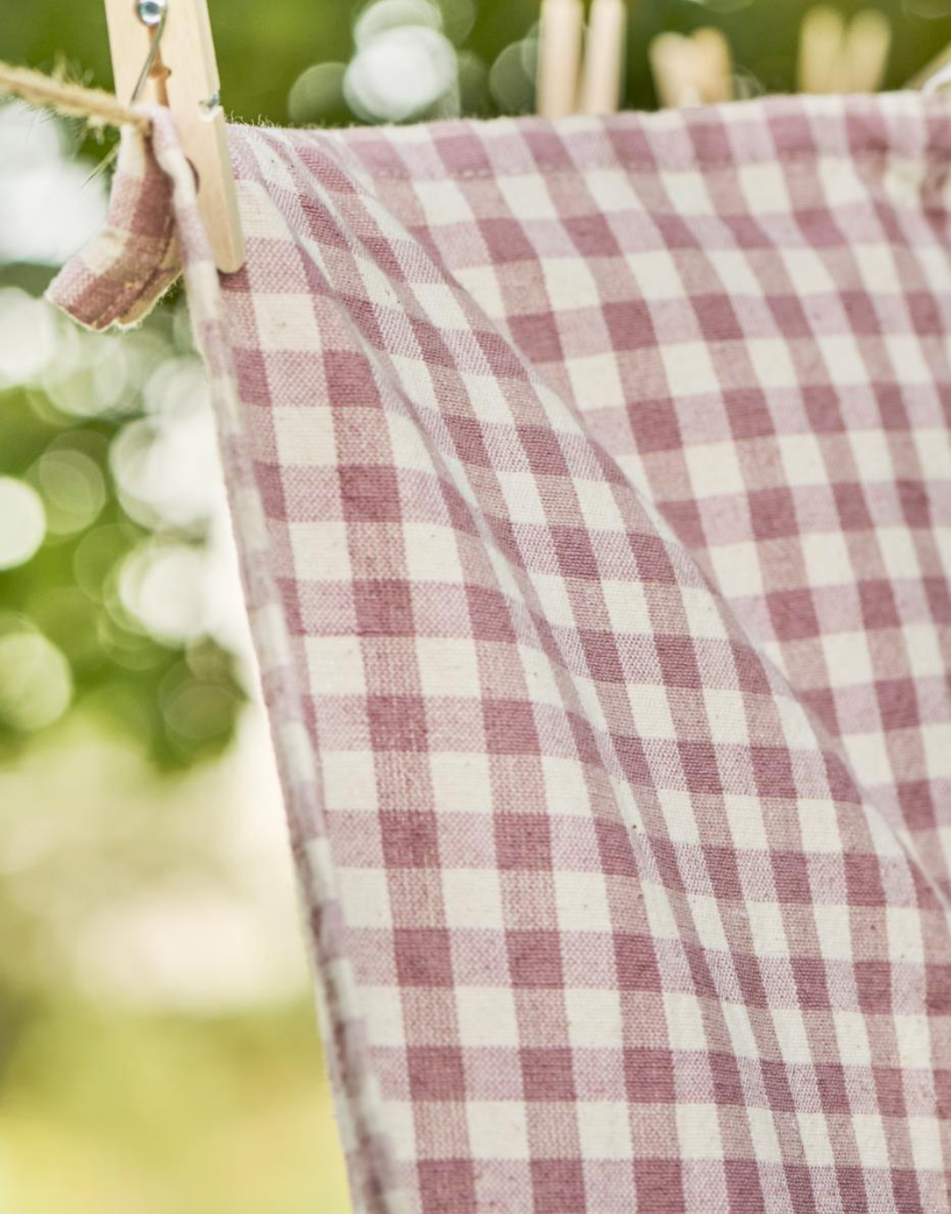 Torchon vichy suspendu