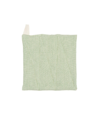 Manique rayures vertes