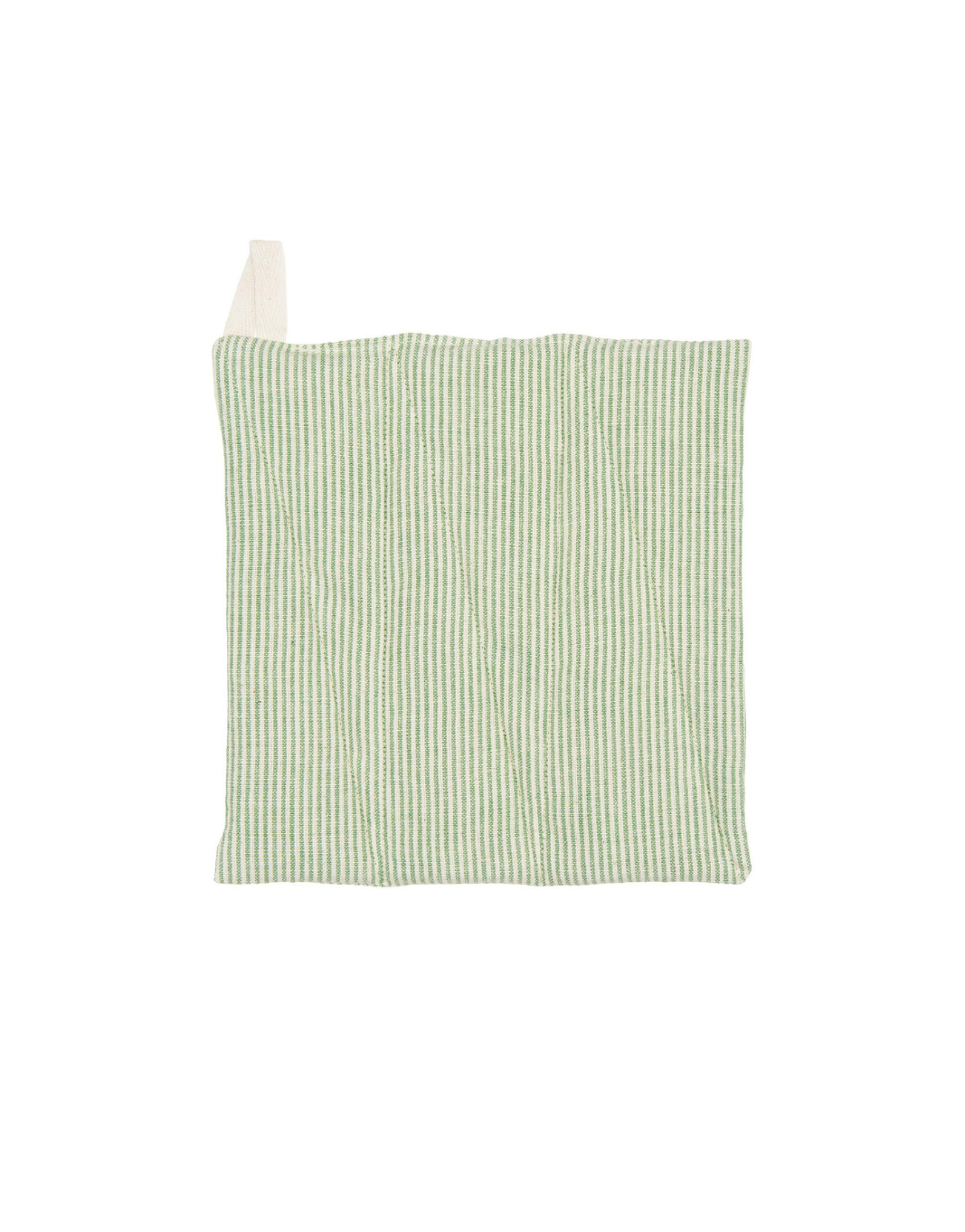 Manique rayures vertes