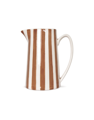 Pichet rayé • Marron