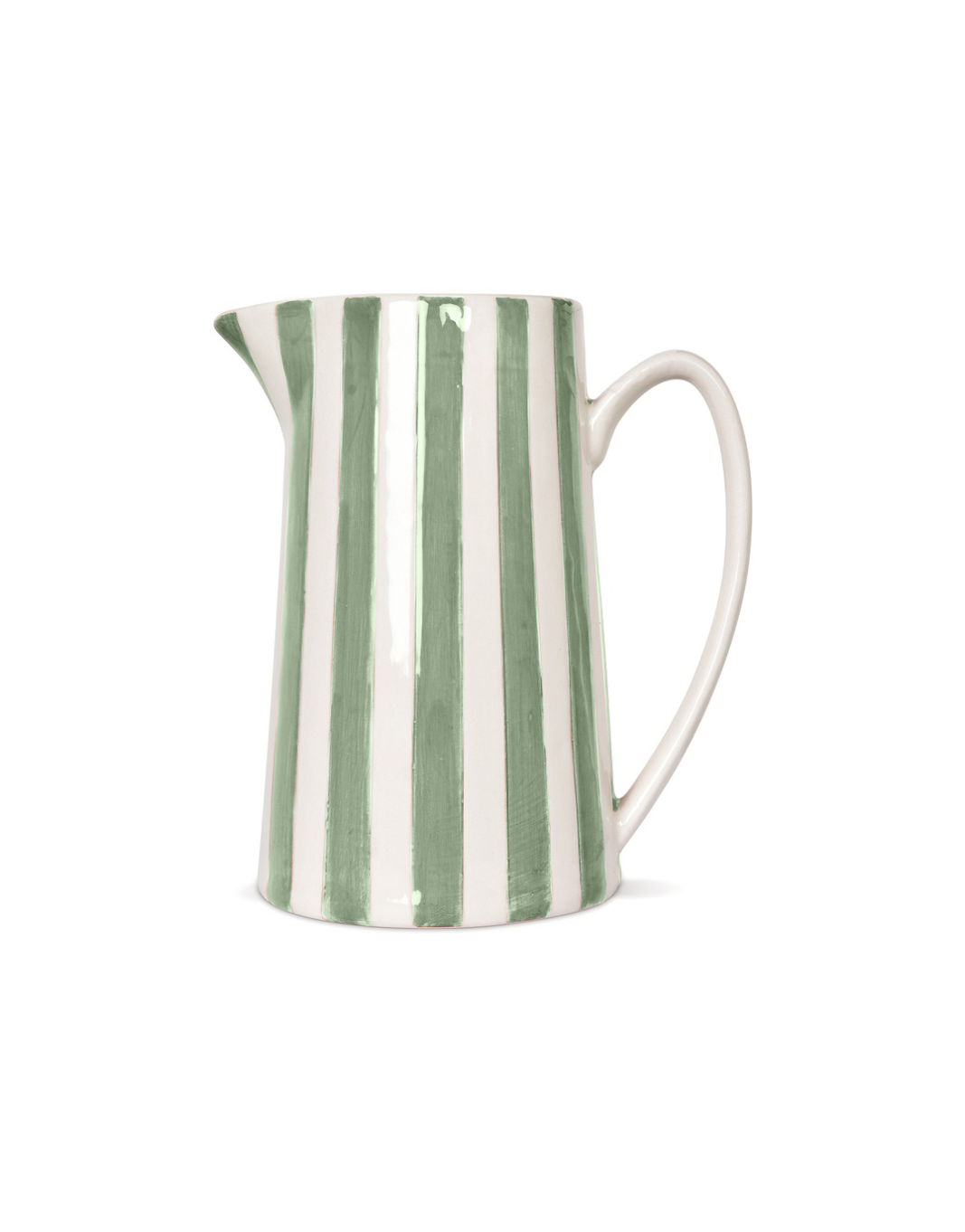 Pichet rayé • Matcha