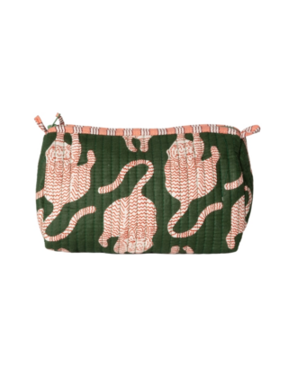 Trousse de toilette motif tigre