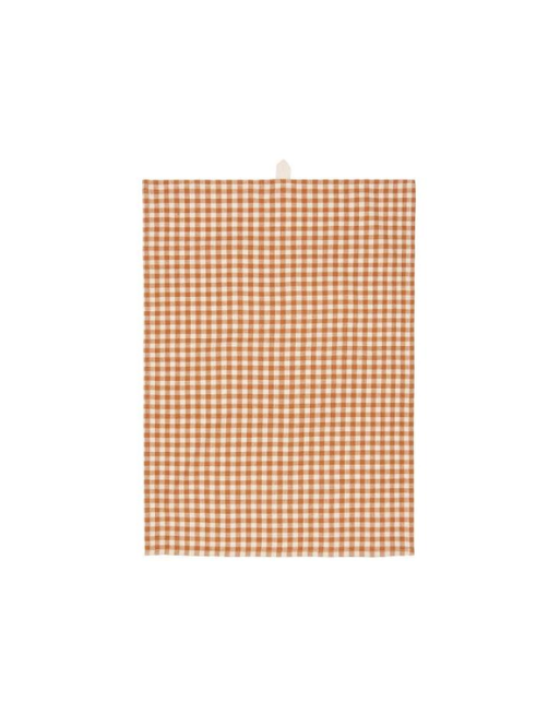 Torchon de cuisine • Vichy rouille