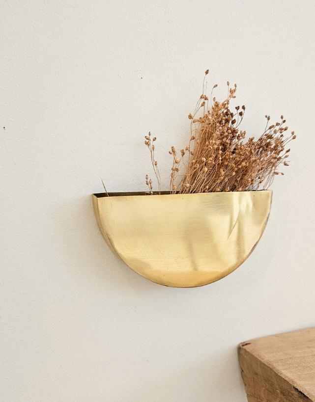 Demi pochette murale laiton – Image 3