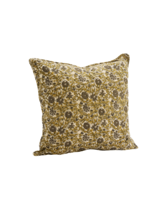 Housse de coussin • Fleurs vertes | Madam Stoltz