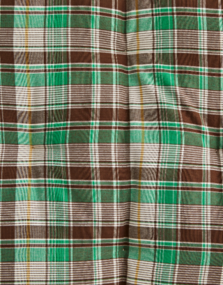 Matelas de sol carreaux verts