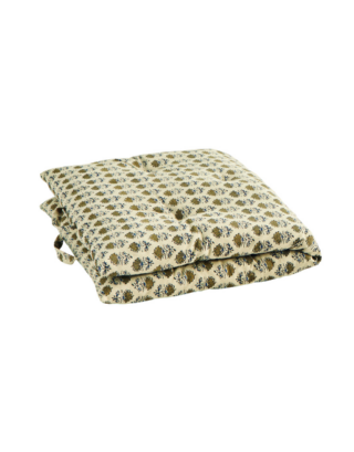 matelas de sol fleurs beiges