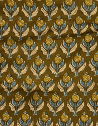 Matelas de sol • Fleurs marrons | Madam Stoltz