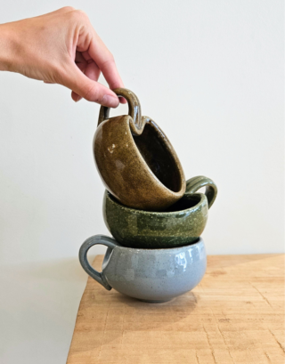 Bolée en grès • 3 coloris