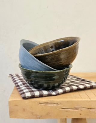 Bol en grès • 3 coloris