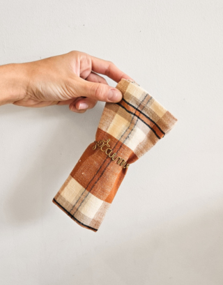 rond de serviette en laiton