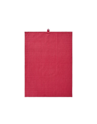 Torchon de cuisine • Rayures roses et rouges
