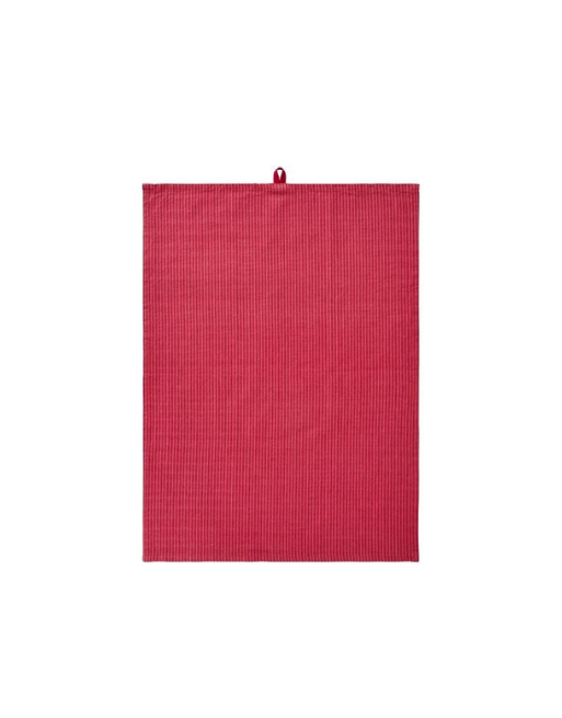Torchon de cuisine • Rayures roses et rouges