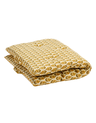 Matelas de sol • Fleurs beiges | Madam Stoltz