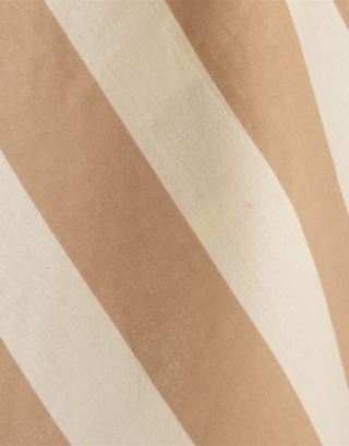 Torchon à volants • Rayé beige