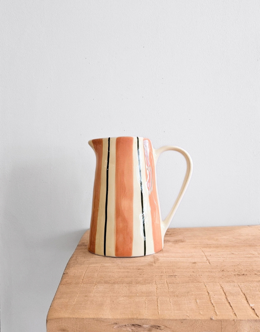 Petite carafe rayée • Rose – Image 2