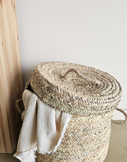 Panier à linge avec couvercle – Image 2